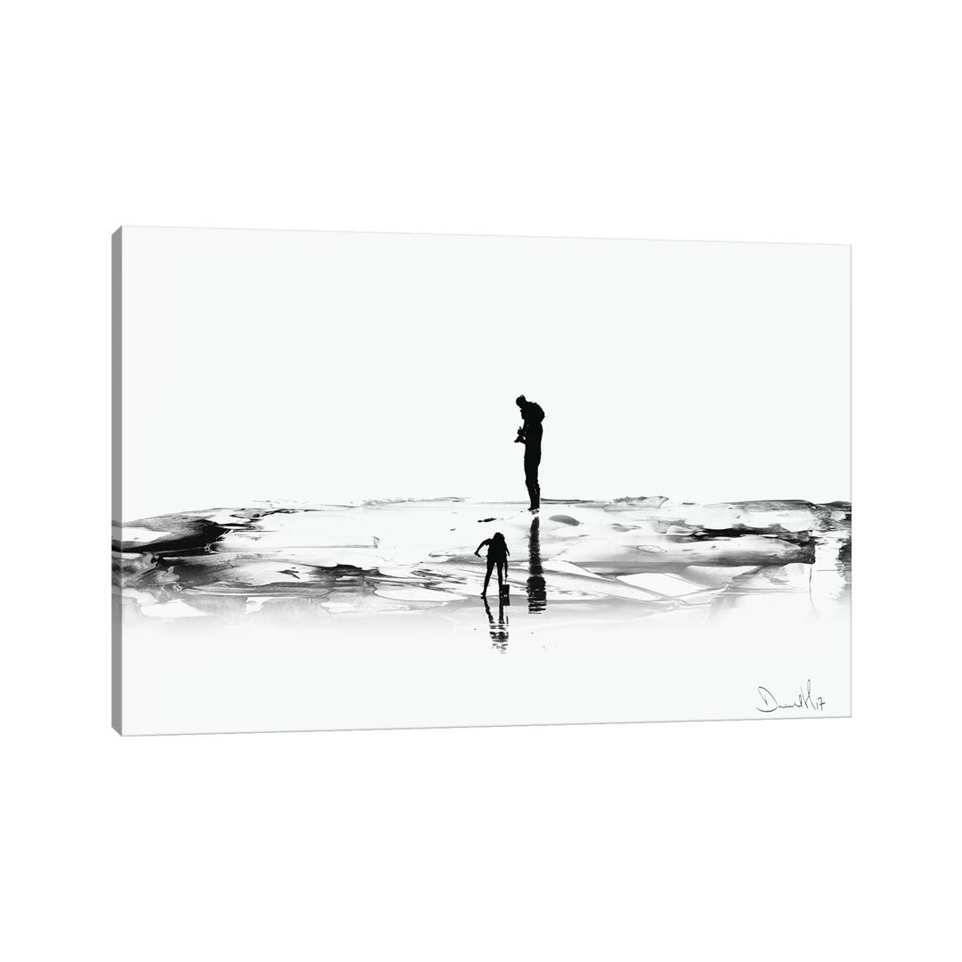 On The Beach by Dan Hobday - Wrapped Canvas Gallery-Wrapped Canvas Giclée