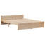 Bookcase Bed Without Mattress Solid Wood Pine-605058224