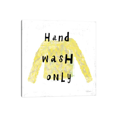 Laundry Rules IV by Sue Schlabach - Wrapped Canvas Print