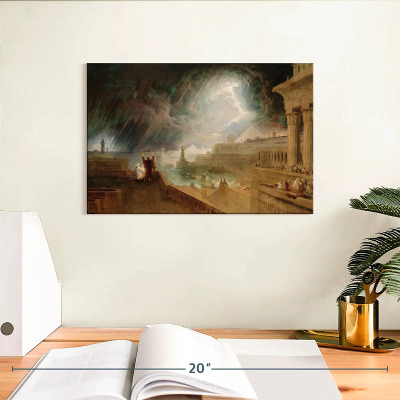 Adella The Seventh Plague, 8" H x 12" W