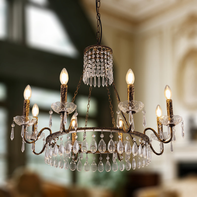 Anniejane 8 - Light Dimmable Empire Chandelier