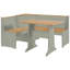 2 -Person Pine Solid Wood Dining Set-2123325160