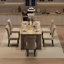 Table de salle à manger en bois 63/71 pouces pour 6 à 8 personnes, grande table de cuisine robuste pour grande famille-162939430-162939431