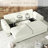Syd 91'' Corduroy Square Arms Sleeper Convertible Sleeper Bed Firm Queen Size Sleeper Sofa-628809027