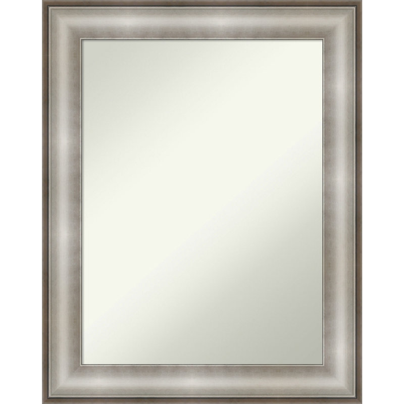 Miroir d'appoint Ardijana, Argent, 32 po x 43 po