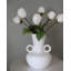 White Dutchess Rose Bud 23"