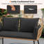 60cm Wide Curved Patio Sofa