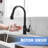 Touchless Kitchen Faucet, Hands Free Automatic Smart Kitchen Faucet, Stainless Steel Touchless Kitchen Faucet Black-119337213