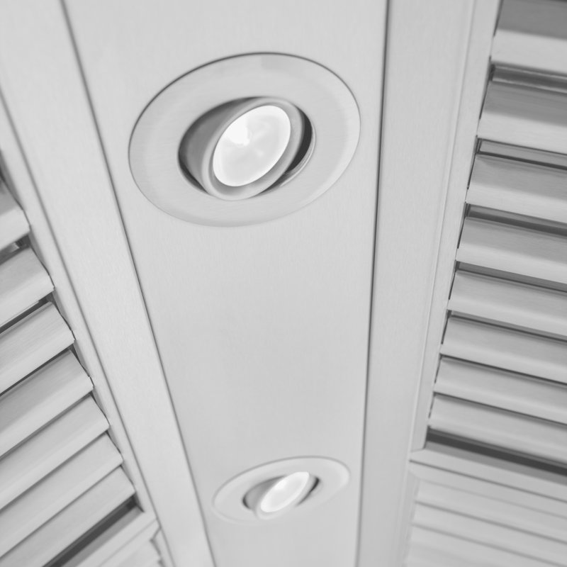 48" Professional 700 CFM Ducted Wall Mount Range Hood in Stainless Steel