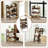 3 Tier Small Ladder Bookshelf, Freestanding Ladder Shelf With Open Storage For Living Room,Study, Home Office