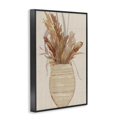 «Rustic Wheat & Pottery», art de la giclée encadrée par Susan Jill