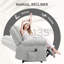 Fauteuil inclinable manuel avec 8 vibrations de massage, poches latérales -1640323730