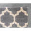 Tapis gris foncé / ivoire tissé à la machine Molly-1437128987