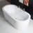 59" x 30" Freestanding Soaking Acrylic Bathtub & Faucet Combo,Installation Required-109360365
