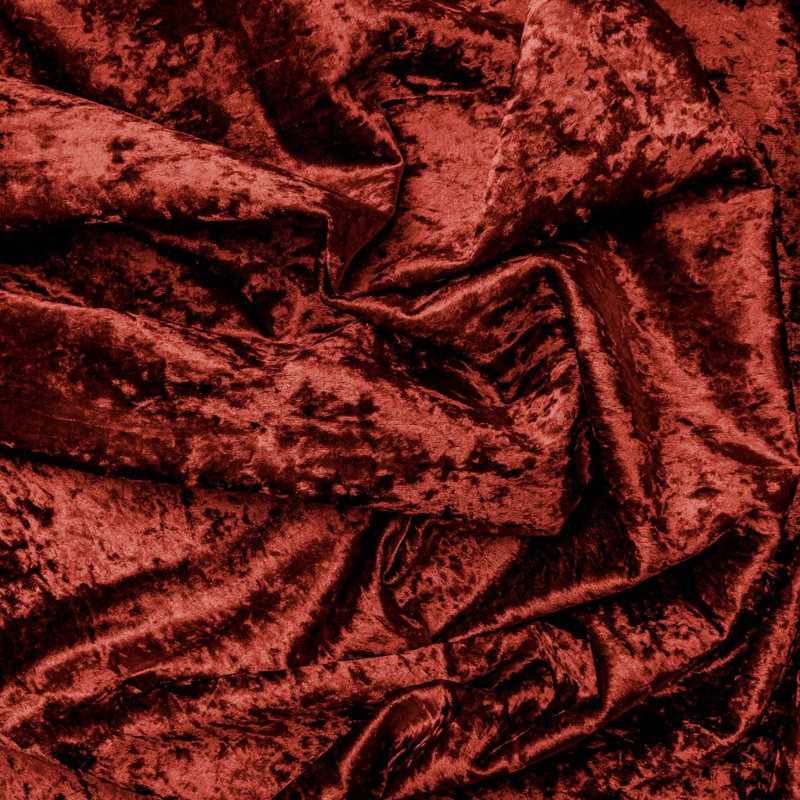Ritz Velvet Fabric, Opera Red