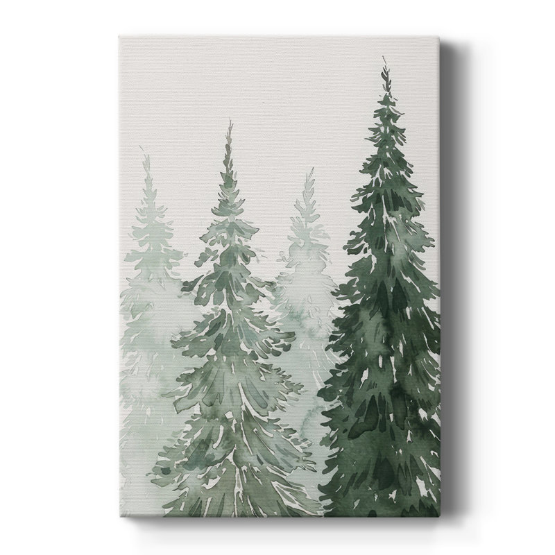 Hiver lavé taillis I - galerie Cavas sur mesure, H 12 po x l 8 po