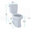 Entrada™ 1.28 GPF (Water Efficient) Elongated Two-Piece Toilet (Seat Not Included)-26258225