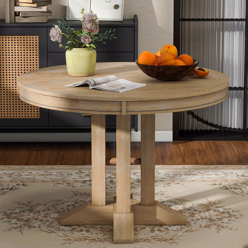 Table de salle à manger extensible Farmhouse, Brun