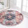 Tapis géométrique multicolore
