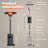 48000 BTU Propane Standing Patio Heater-118090513