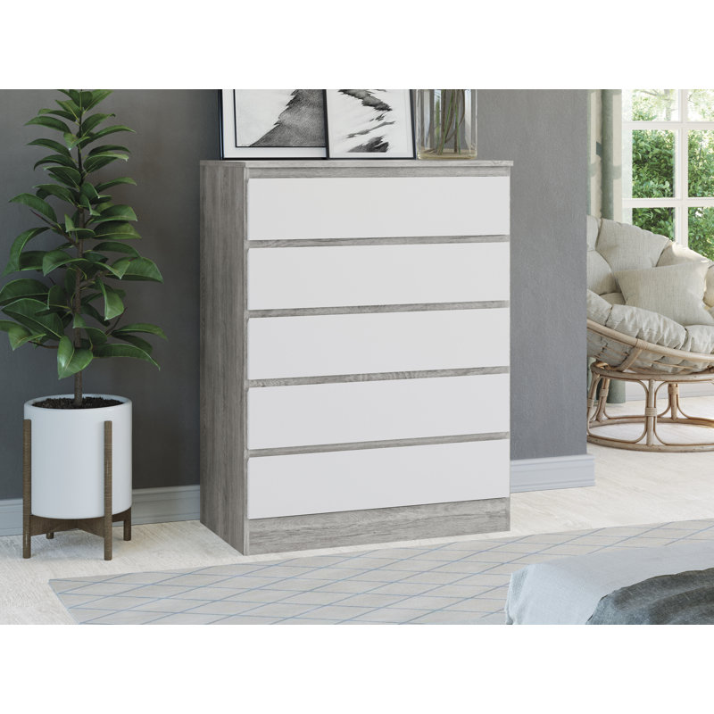 Dotsero 81cm W 5 - Drawer Chest of Drawers