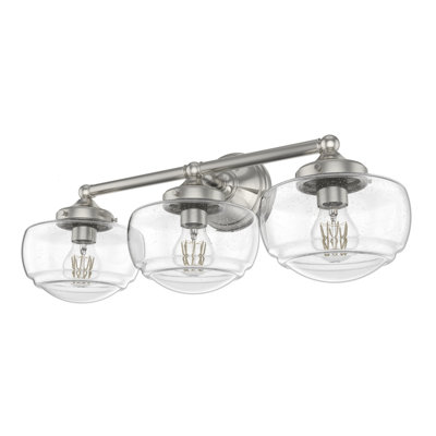 Hunter Saddle Creek 3 Light Vanity Wall Light Fixture