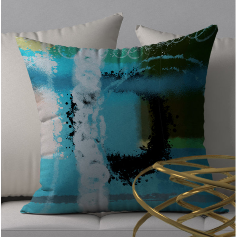 Housse de coussin décorative carrée reputation, 18 po x 18 po