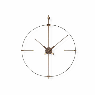 Mini Bilbao Wood Skeleton Wall Clock
