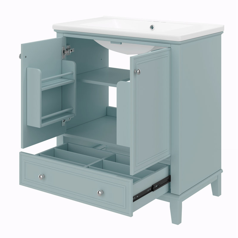 30" Bathroom Vanity with Sink Combo, Vert