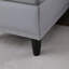 Canapé modulaire en similicuir avec repose-pieds-129176057