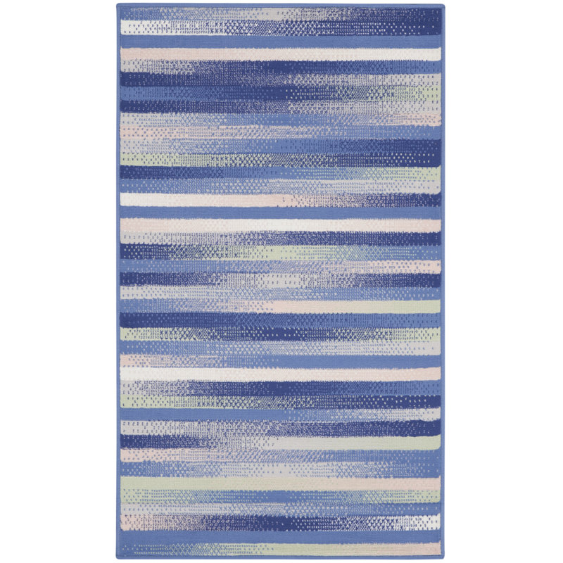 Striped Indoor Rug, Rectangle 3' x 5'