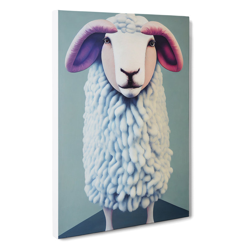 Amazing Sheep - Wrapped Canvas, 60cm H x 40cm W x 3cm D
