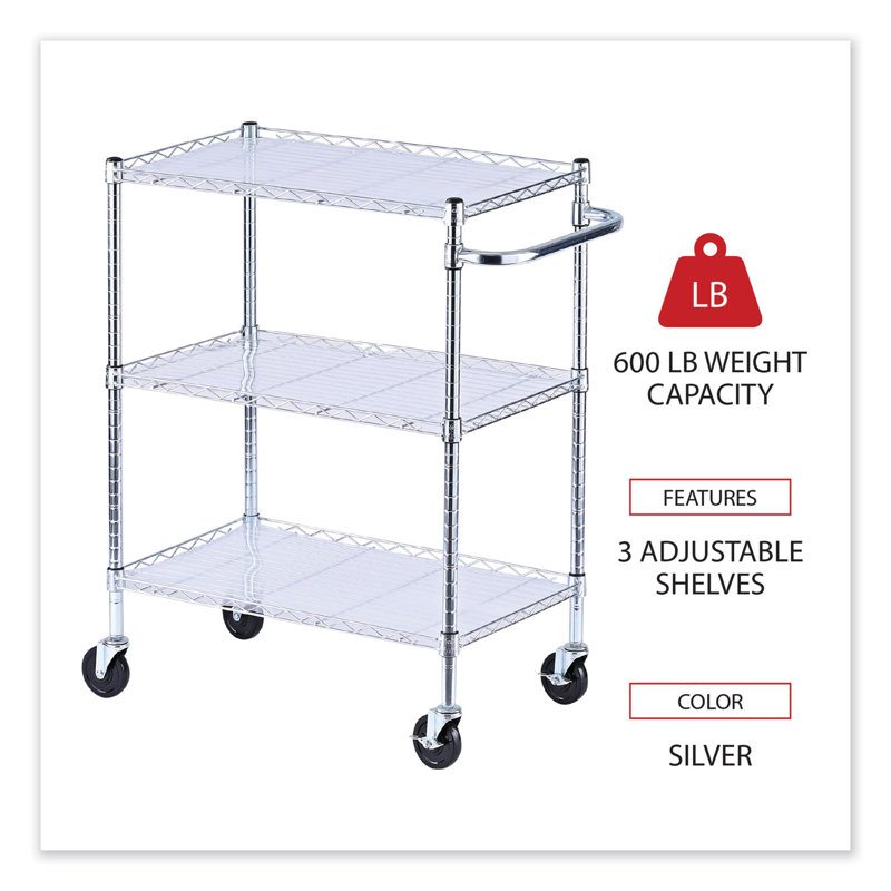 40'' H x 34.5'' W Utility Cart with Wheels