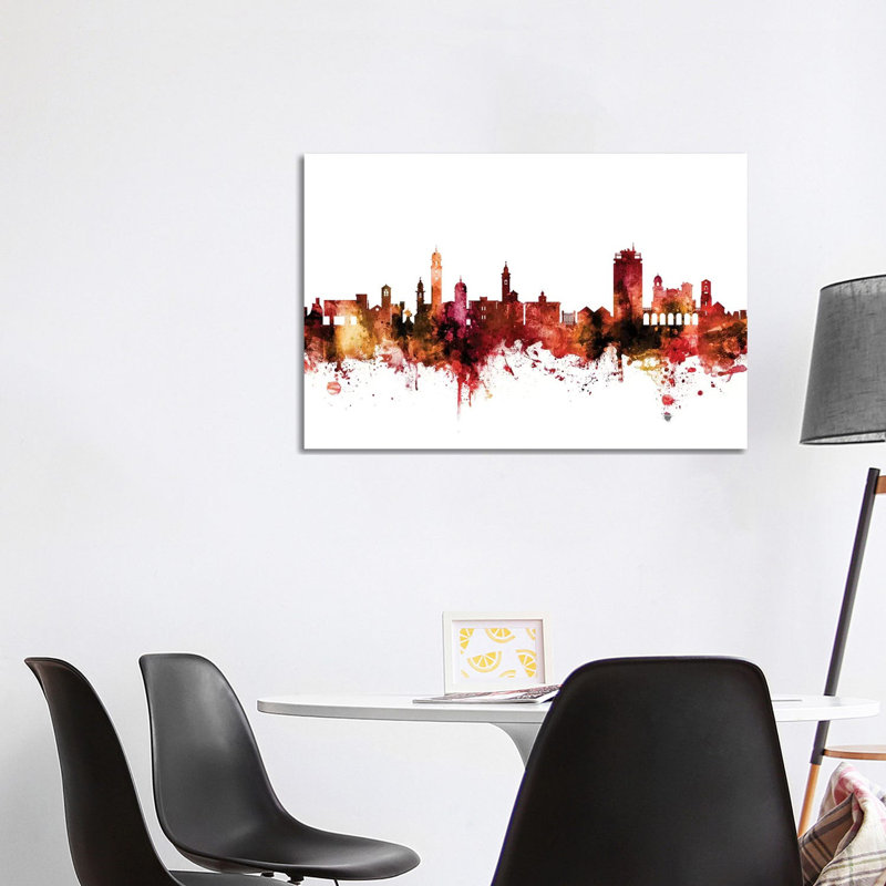Lugano, Switzerland Skyline by Michael Tompsett - Wrapped Canvas Gallery-Wrapped Canvas Giclée