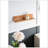 Burl Wood Floating Wall Shelf-874648103