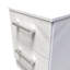 Fully Assembled Lebling 2 DrawerÂ Bedside Table-2126741961
