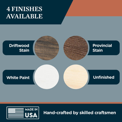 Rustic Wood Mantel Shelf - Handcrafted and Milled in The USA