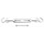 VidaXL Silver Stainless Steel Hardware
