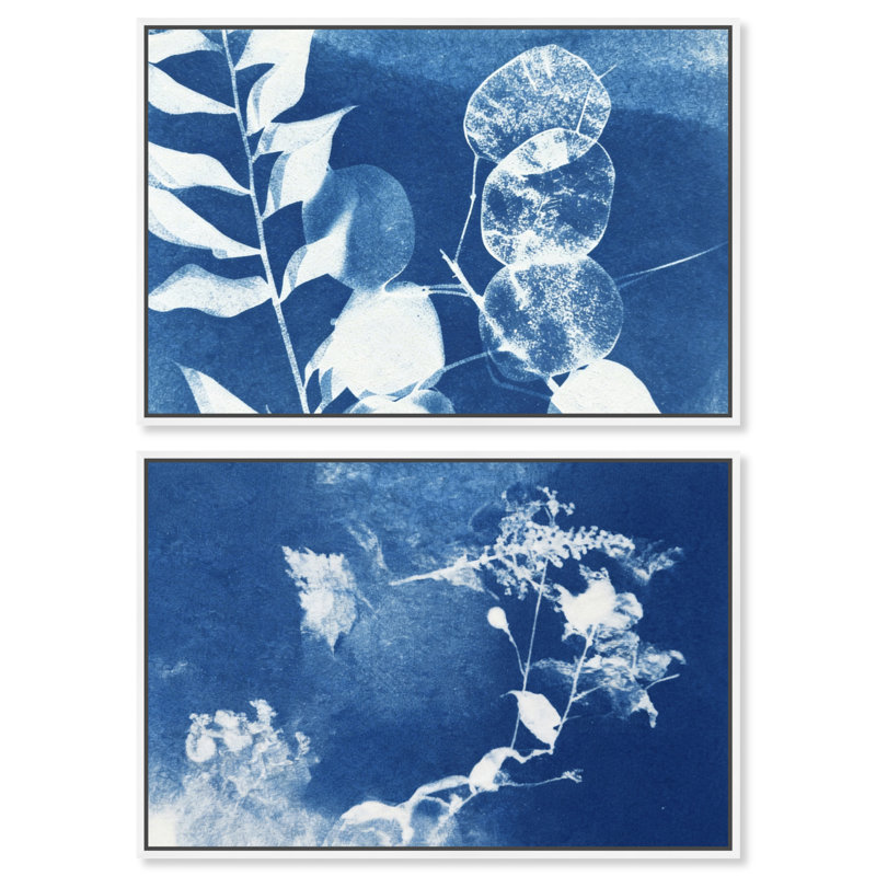 Faded Poetry Set Set by Oliver Gal, 31"H x 21"W, White Floater Frame
