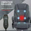 Fauteuil de massage avec repose-pieds, fauteuil de bureau de direction avec 6 points de vibration et chaleur, fauteuil d'ordinateur inclinable, fauteuil de bureau pivotant, hauteur réglable-2094603253