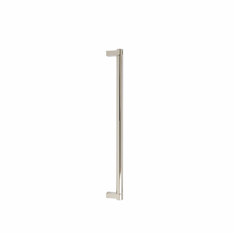 Emtek Select Appliance Pull, Rectangular Stem & Smooth Pull, Polished Chrome, 18"