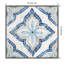 «Cheatum Blue Single Moroccan Tile», reproduction encadrée sur toile par Eva Watts-183226472