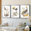 «Glowing Garden at Dusk I» - Toile tendue avec châssis sur mesure - 3 pièces-50580743-50580859
