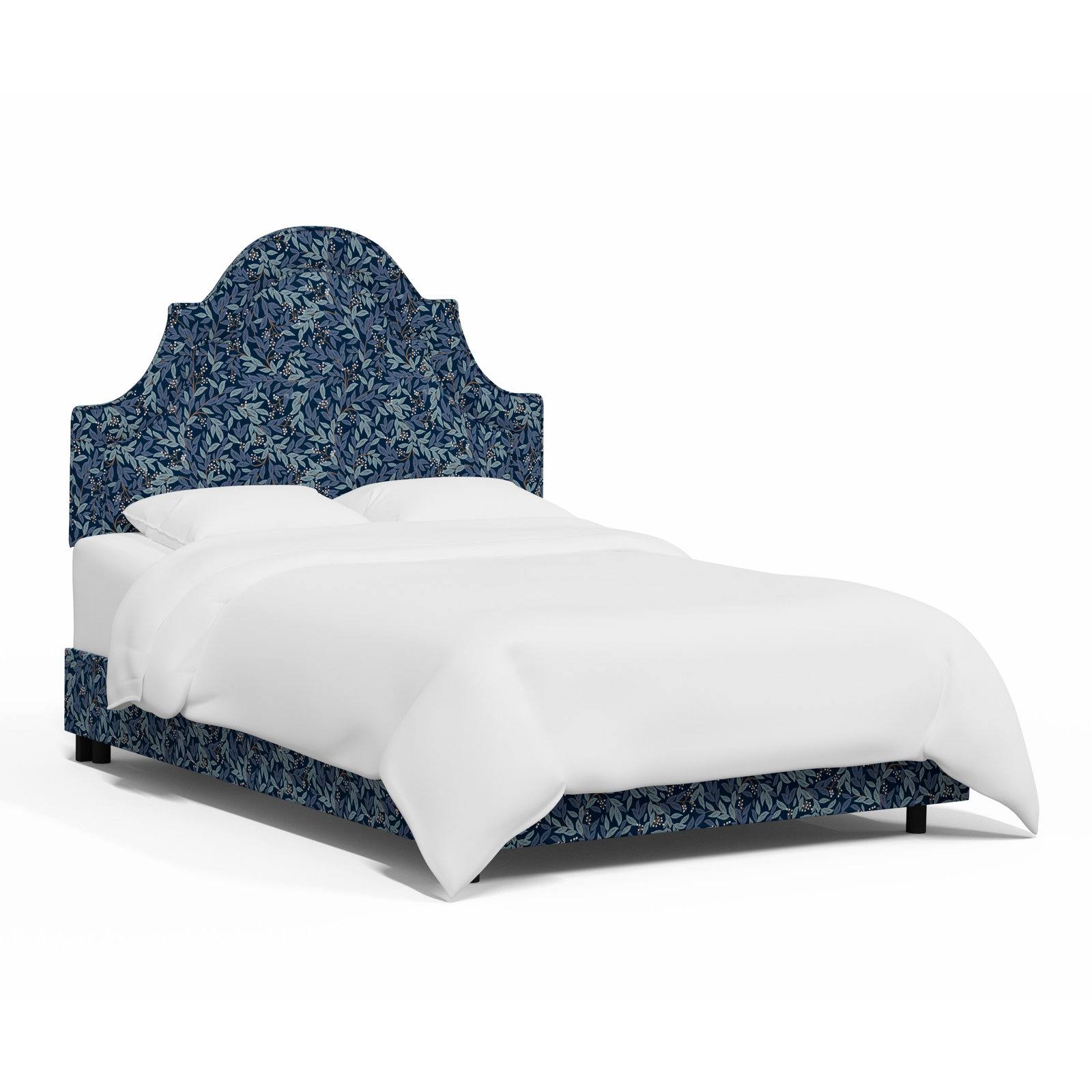 Rifle Paper Co. x Cloth & Company Marion Bed, Full, Rpc Willowberry Navy Linen