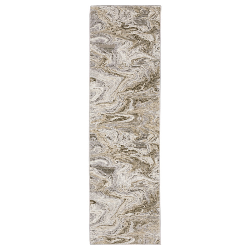Gwern Abstract Indoor Rug, Runner 2'3" x 7'6"