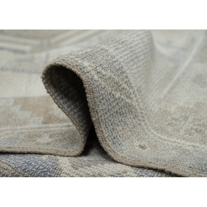 Tapis turc Oushak fait à la main 3 pi 10 po x 7 pi 9 po