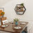 3 Piece Hexagon Metal Floating Shelf