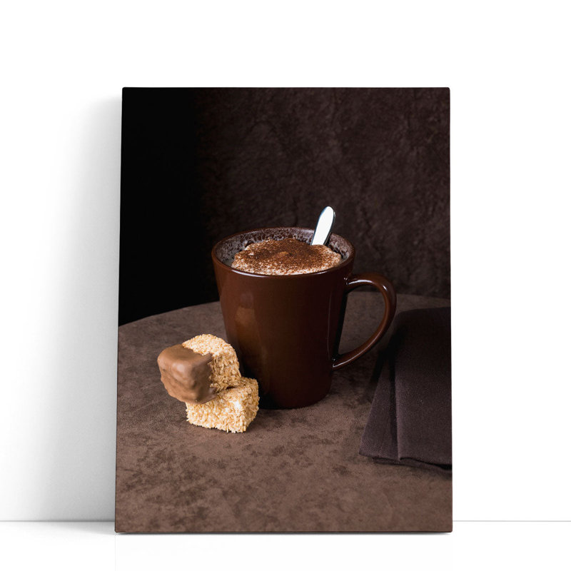 Cappuccino 1 - reproduction d'art sur toile, H 24 po x l 18 po