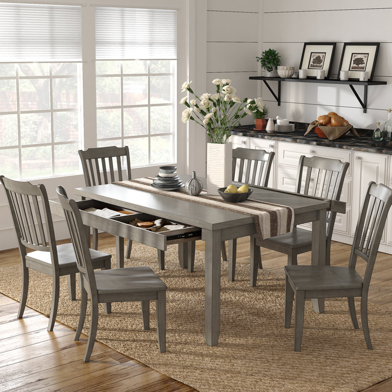 Ensemble repas pour 6 personnes Alyra, Gris
