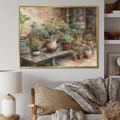 Saahin Cottage balcon Garden II sur toile